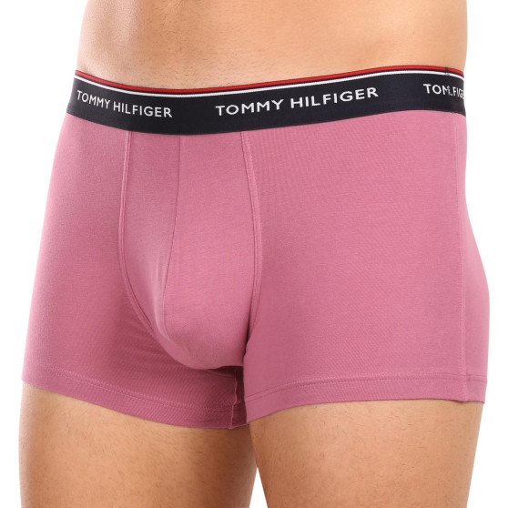 3PACK Tommy Hilfiger miesten bokserit moniväriset shortsit moniväriset (1U87903842 0XV)