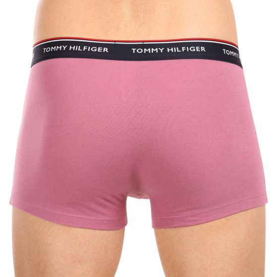 3PACK Tommy Hilfiger miesten bokserit moniväriset shortsit moniväriset (1U87903842 0XV)