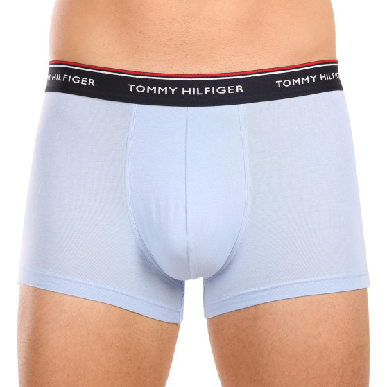 3PACK Tommy Hilfiger miesten bokserit moniväriset shortsit moniväriset (1U87903842 0XV)