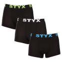 3PACK Styx miesten boxershortsit urheilu elastinen monivärinen monivärinen (G9606162)