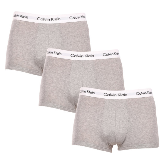 3PACK Calvin Klein miesten bokserit harmaat (U2664G-KS0)