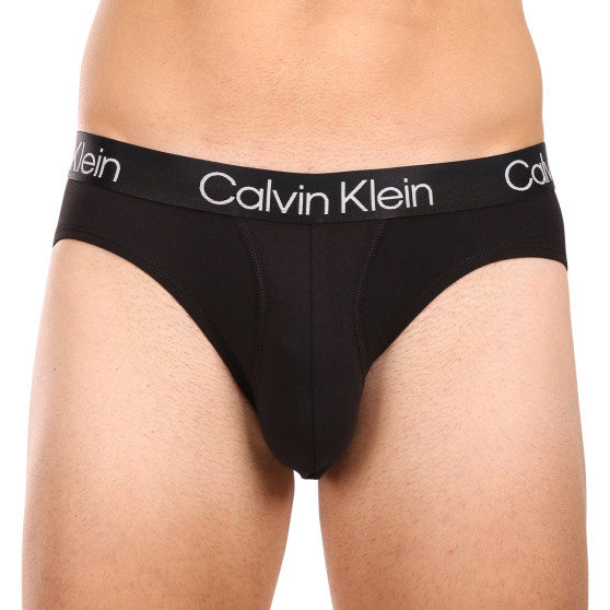 3PACK Calvin Klein miesten alushousut musta (NB2969A-7VI)