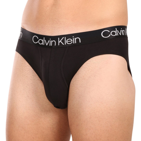 3PACK Calvin Klein miesten alushousut musta (NB2969A-7VI)