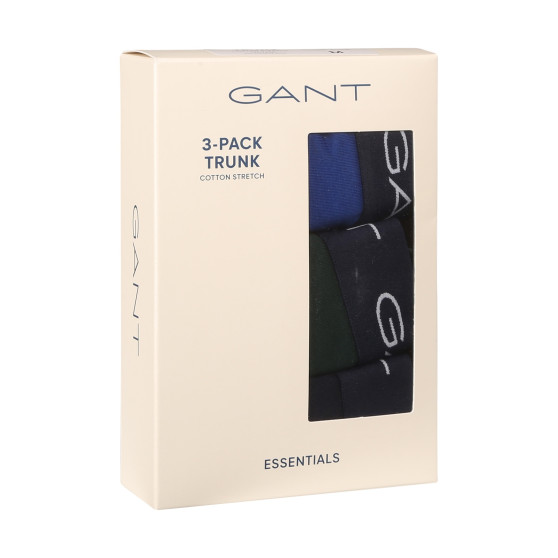 3PACK Gant miesten bokserit moniväriset shortsit moniväriset (902333003-436)