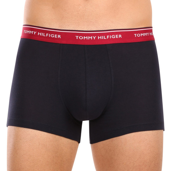 3PACK Tommy Hilfiger miesten bokserit tummansiniset shortsit (UM0UM01642 0R6)