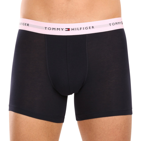 3PACK Tommy Hilfiger miesten bokserit tummansiniset shortsit (UM0UM02765 0VH)