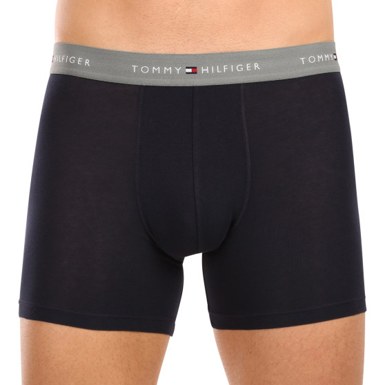 3PACK Tommy Hilfiger miesten bokserit tummansiniset shortsit (UM0UM02765 0VH)