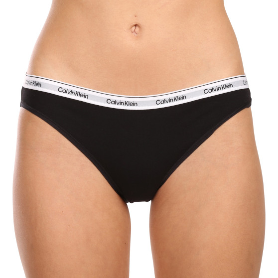 3PACK Calvin Klein naisten pikkuhousut musta (QD5207E-UB1)