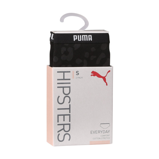 2PACK Puma naisten pikkuhousut musta (701226222 001)