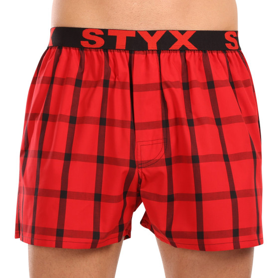 3PACK Styx miesten bokserishortsit urheilu elastinen monivärinen monivärinen (3B103133)