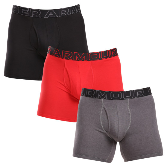 3PACK Under Armour miesten bokserit moniväriset shortsit moniväriset (1383889 025)