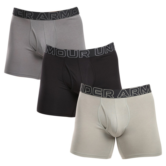 3PACK Under Armour miesten bokserit moniväriset shortsit moniväriset (1383889 709)