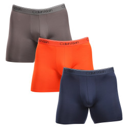 3PACK Calvin Klein miesten bokserit moniväriset shortsit moniväriset (NB2570A-MGY)