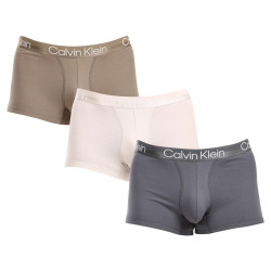 3PACK Calvin Klein miesten bokserit moniväriset shortsit moniväriset (NB2970A-N2N)