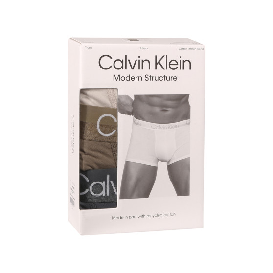 3PACK Calvin Klein miesten bokserit moniväriset shortsit moniväriset (NB2970A-N2N)