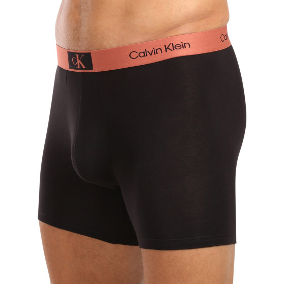 3PACK Calvin Klein miesten bokserit mustat (NB3529A-MTF)