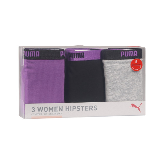 3PACK Puma naisten pikkuhousut moniväriset (503007001 004)