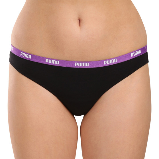 3PACK Puma naisten stringit musta (503008001 005)