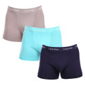 3PACK Calvin Klein miesten bokserit moniväriset shortsit moniväriset (U2662G-N56)