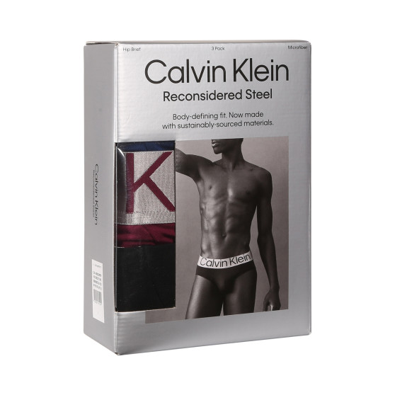 3PACK Calvin Klein miesten alushousut moniväriset (NB3073A-N2G)