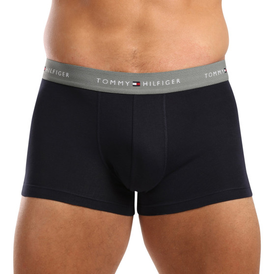 3PACK Tommy Hilfiger miesten bokserit tummansiniset shortsit (UM0UM02763 0T9)