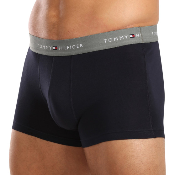 3PACK Tommy Hilfiger miesten bokserit tummansiniset shortsit (UM0UM02763 0T9)