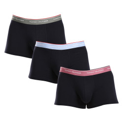 3PACK Tommy Hilfiger miesten bokserit tummansiniset shortsit (UM0UM01642 0XV)