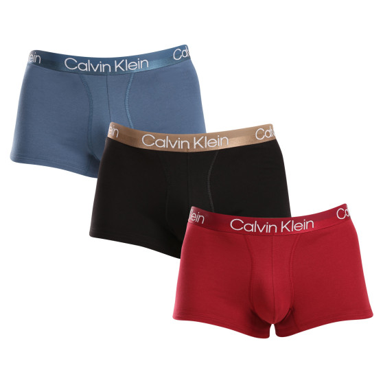 3PACK Calvin Klein miesten bokserit moniväriset shortsit moniväriset (NB2970A-MCI)