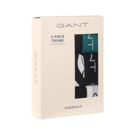 3PACK Gant miesten bokserit moniväriset shortsit moniväriset (902413023-433)