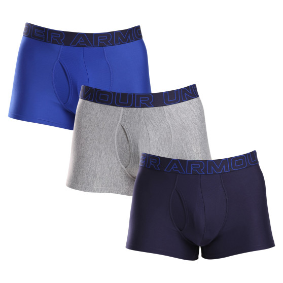 3PACK Under Armour miesten bokserit moniväriset shortsit moniväriset (1383882 400)