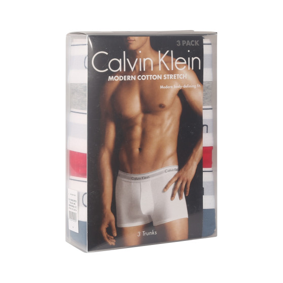 3PACK Calvin Klein miesten bokserit moniväriset shortsit moniväriset (NB2380A-N2I)