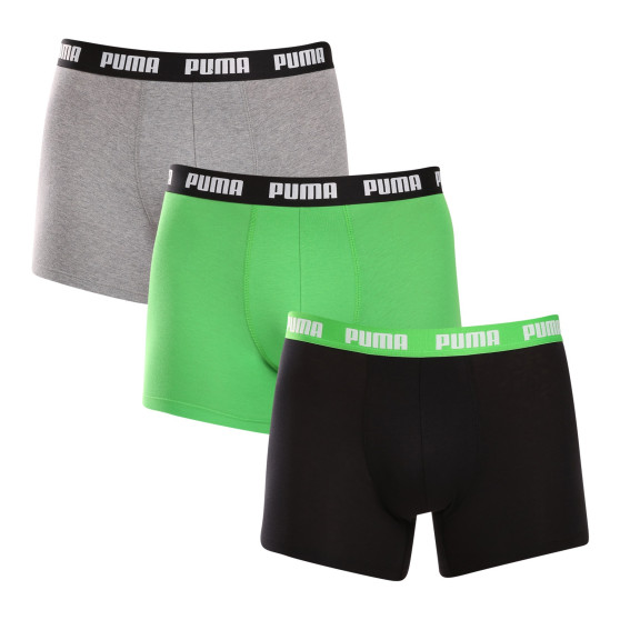 3PACK Puma miesten bokserit moniväriset shortsit moniväriset (701226820 008)