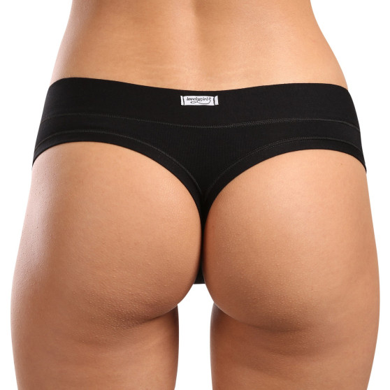 Lovelygirl Naisten stringit musta (3678-black)