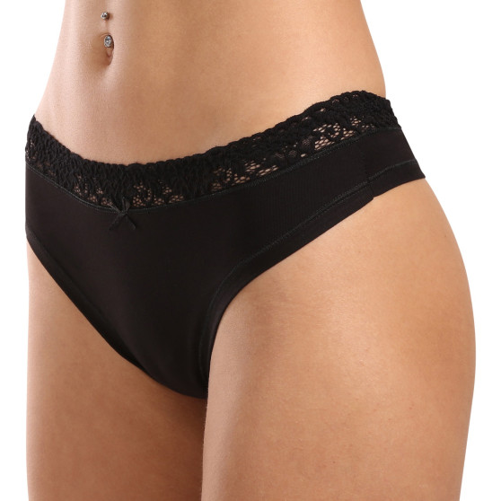 Lovelygirl Naisten stringit musta (8307-black)