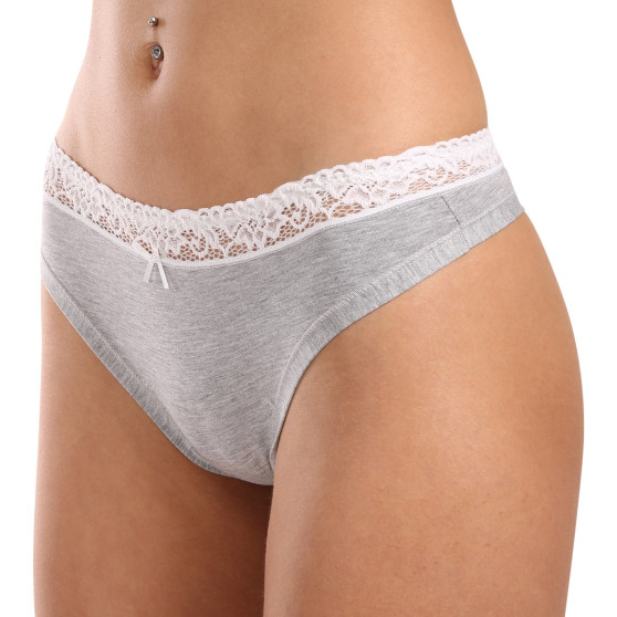 Lovelygirl Naisten stringit harmaa (8307-grey)