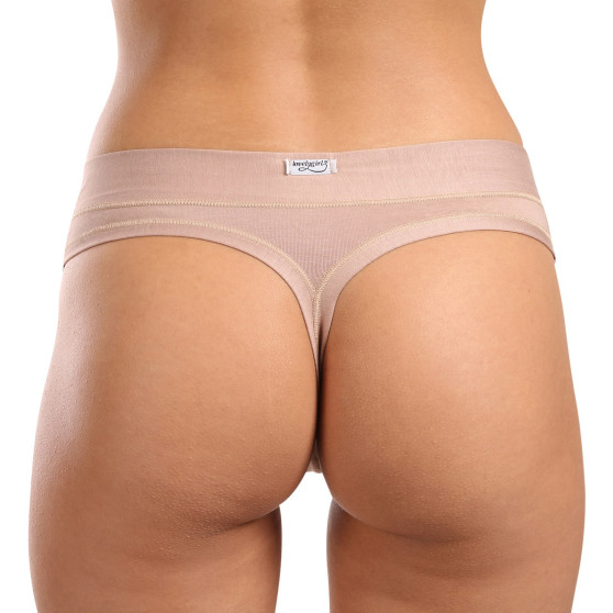 Lovelygirl Naisten stringit beige (3678-nude)