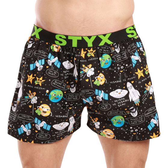 5PACK Styx miesten bokserishortsit art sports kumia monivärinen (5B1183789)