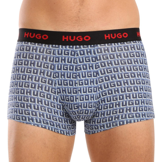 3PACK HUGO miesten bokserit moniväriset shortsit moniväriset (50517894 975)