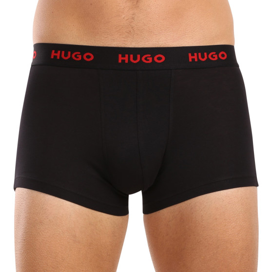 3PACK HUGO miesten bokserit moniväriset shortsit moniväriset (50517894 975)