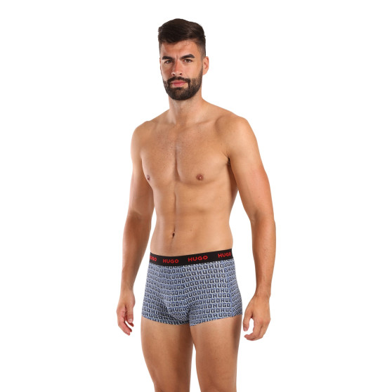 3PACK HUGO miesten bokserit moniväriset shortsit moniväriset (50517894 975)