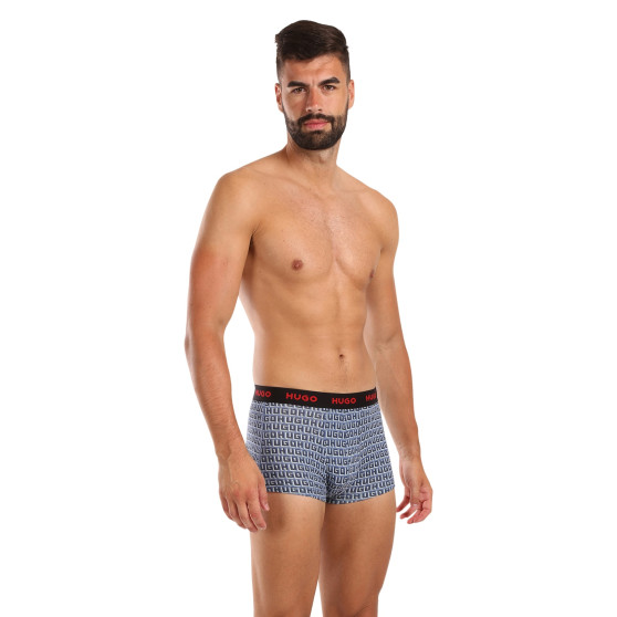 3PACK HUGO miesten bokserit moniväriset shortsit moniväriset (50517894 975)