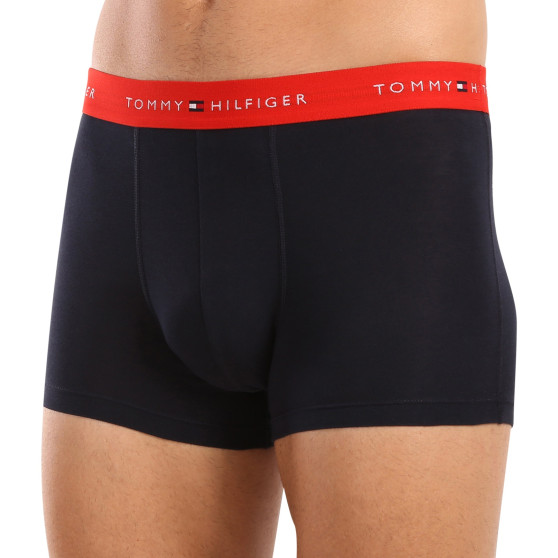 3PACK Tommy Hilfiger miesten bokserit tummansiniset shortsit (UM0UM02763 0S0)