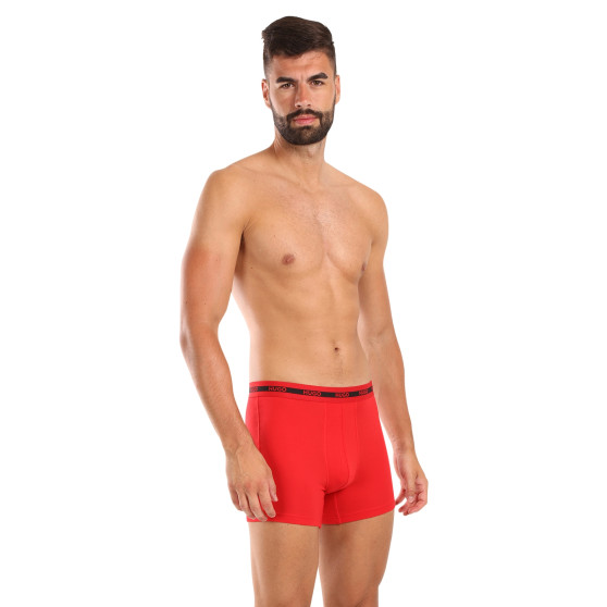 3PACK HUGO miesten bokserit moniväriset shortsit moniväriset (50496723 003)