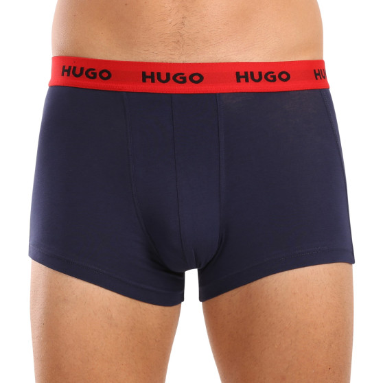 3PACK HUGO miesten bokserit moniväriset shortsit moniväriset (50517878 962)