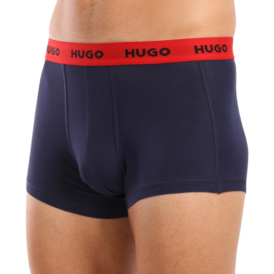 3PACK HUGO miesten bokserit moniväriset shortsit moniväriset (50517878 962)