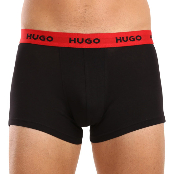 3PACK HUGO miesten bokserit moniväriset shortsit moniväriset (50517878 962)