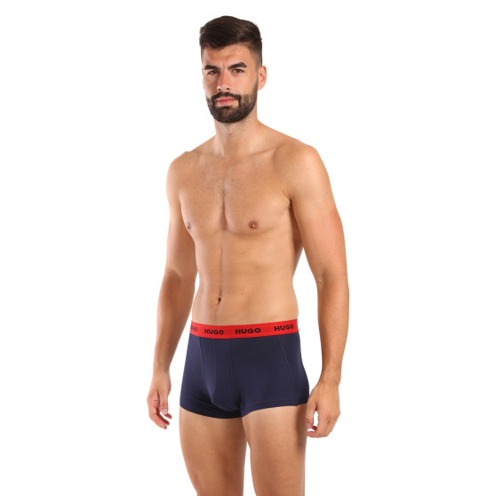 3PACK HUGO miesten bokserit moniväriset shortsit moniväriset (50517878 962)