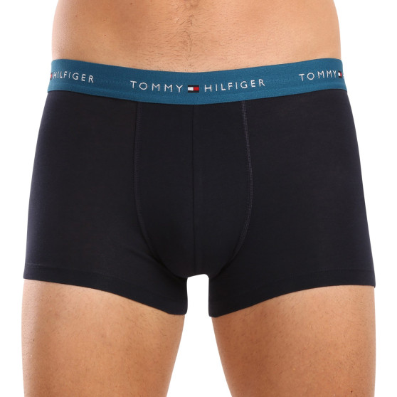 3PACK Tommy Hilfiger miesten bokserit tummansiniset shortsit (UM0UM02763 0VH)