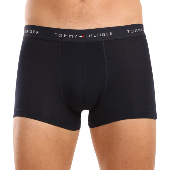 3PACK Tommy Hilfiger miesten bokserit tummansiniset shortsit (UM0UM02763 0VH)