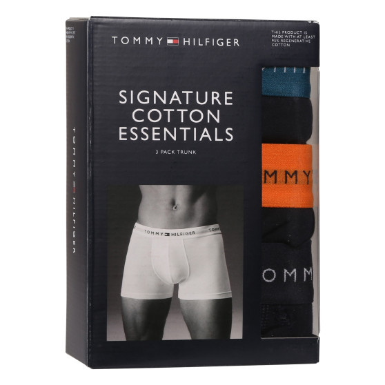 3PACK Tommy Hilfiger miesten bokserit tummansiniset shortsit (UM0UM02763 0VH)